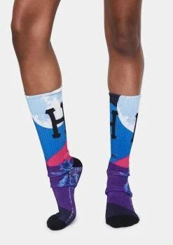 HUF Socks & Tights Grape Mirage Crew Socks