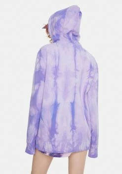 HUF Relax Violet Tie Dye Pullover Hoodie Tops