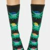 HUF Socks & Tights Green Helpers Socks