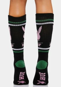 Top 10 ๐ HUF ๐งฆ Socks & Tights Playboy Rabbit Head Crew ๐งฆ Socks ๐ 7 HUF Socks & Tights Playboy Rabbit Head Crew Socks