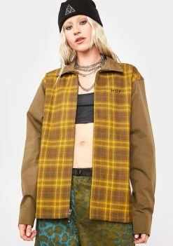 HUF Aberdeen Zip Flannel Shirt