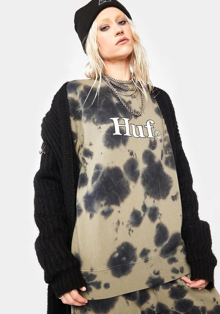 Top 10 😍 HUF In Bloom Crewneck Tops 💯 4 HUF In Bloom Crewneck Tops