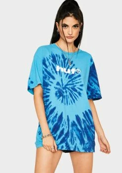 HUF Pacific Blue Viral Graphic Tee Tops