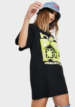 HUF Black Deep House Graphic Tee