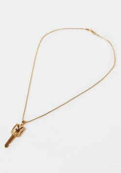 HUF Playboy Key Pendant Chain Necklace