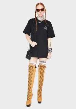 HUF Jungle Cat Triple Triangle Graphic Tee Tops