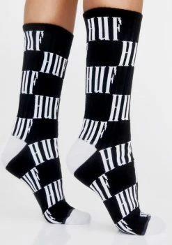 HUF Big Checkered Crew Socks