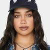 HUF Playboy Rhinestone Navy 6 Panel Hat