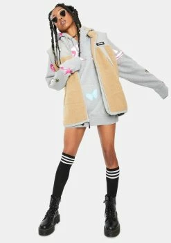 HUF Tops Grey Heather Kei Pullover Hoodie