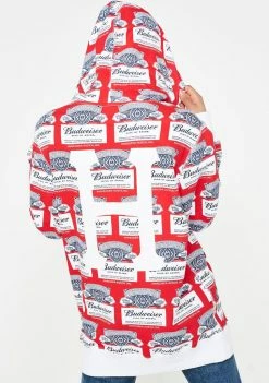 HUF Tops X Budweiser Label Pullover Hoodie