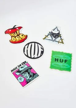 HUF Holiday 2020 Sticker Set Desk Supplies