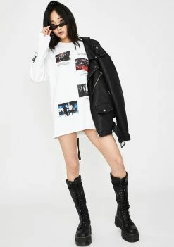 HUF Tops X Pulp Fiction Scenes Long Sleeve Tee