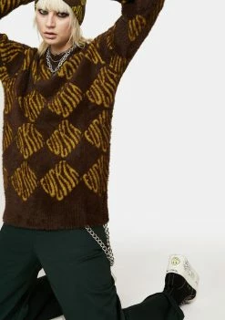 HUF F It Long Sleeve Oversized Sweater