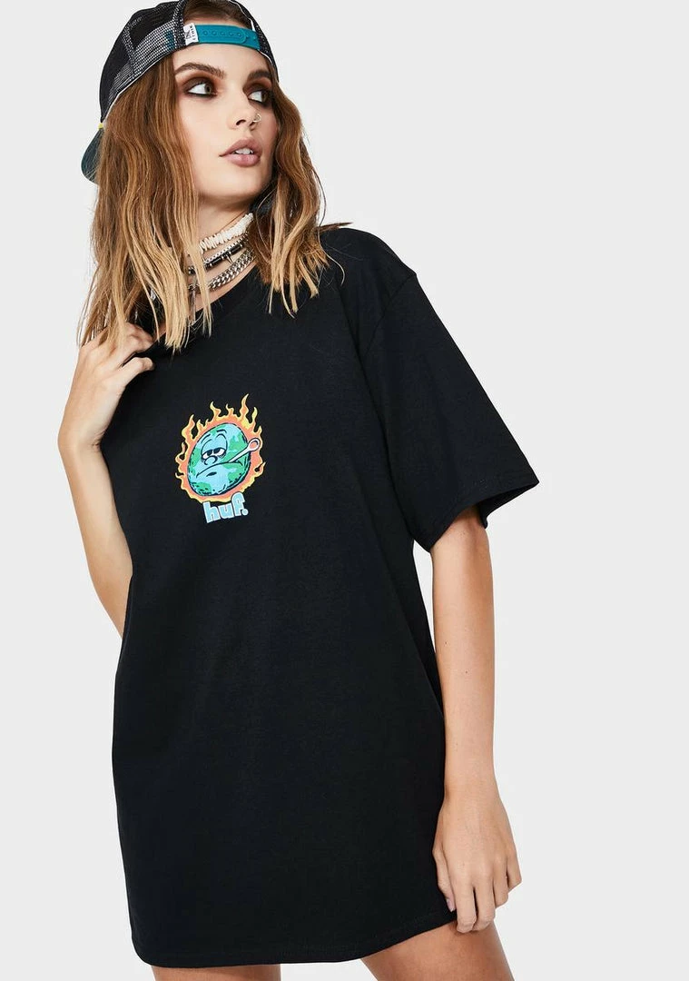 Best Pirce ❤️ HUF Tops Sick Sad World Graphic Tee ⌛ 3 HUF Tops Sick Sad World Graphic Tee