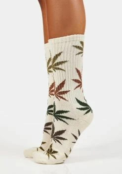HUF Gradient Leaves Plantlife Crew Socks Socks & Tights
