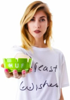 HUF Plastic Logo Ashtray Home Stuff