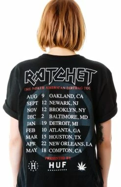 HUF Ratchet Tour Tee Tops