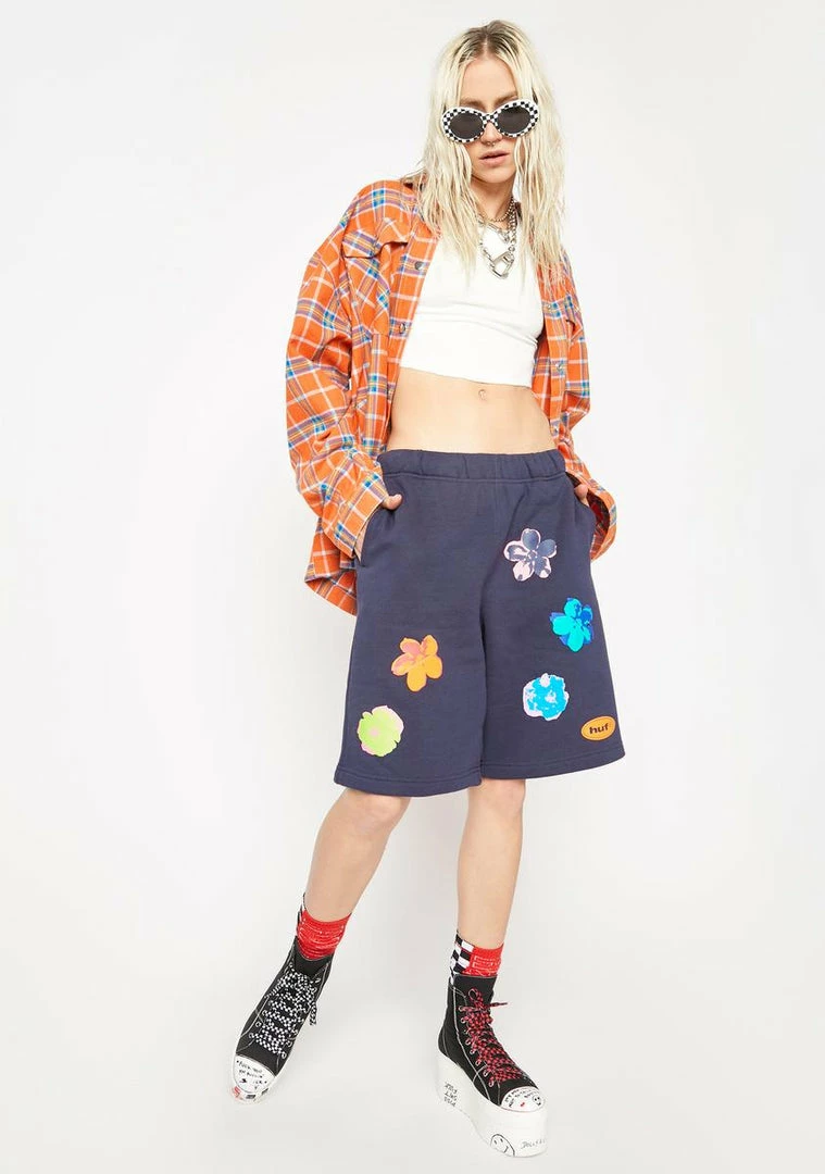 Top 10 😍 HUF Bottoms Adored Fleece Shorts 🎁 5 HUF Bottoms Adored Fleece Shorts