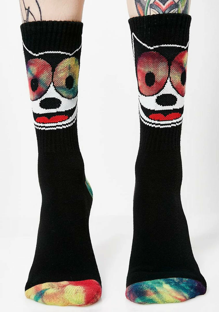 Deals π HUF Felix Hypnotized Crew 𧦠Socks 𧦠Socks & Tights β¨ 3 HUF Felix Hypnotized Crew Socks Socks & Tights