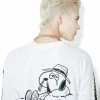 HUF Tops X Peanuts Spike Downhill Long Sleeve Tee