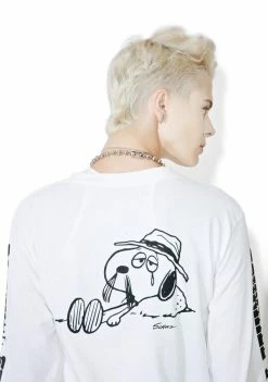 HUF Tops X Peanuts Spike Downhill Long Sleeve Tee