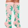 HUF Socks & Tights Pink Green Buddy Crew Socks