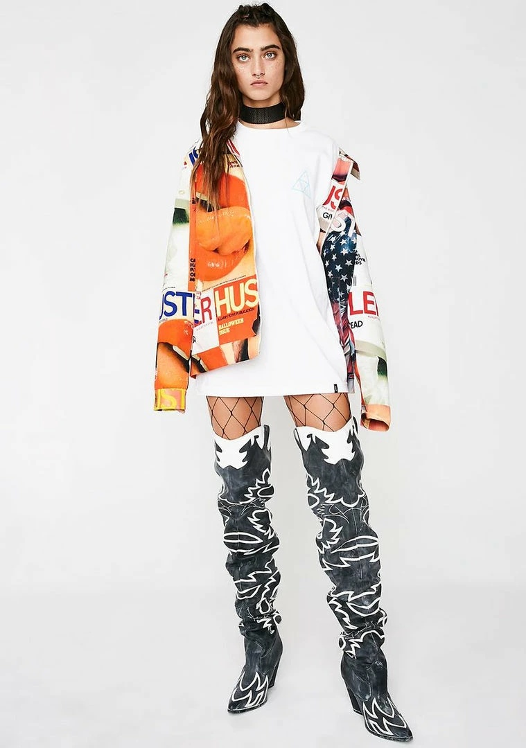 Best Sale ๐ HUF Triple Triangle Long Sleeve Tee Tops ๐ 7 HUF Triple Triangle Long Sleeve Tee Tops