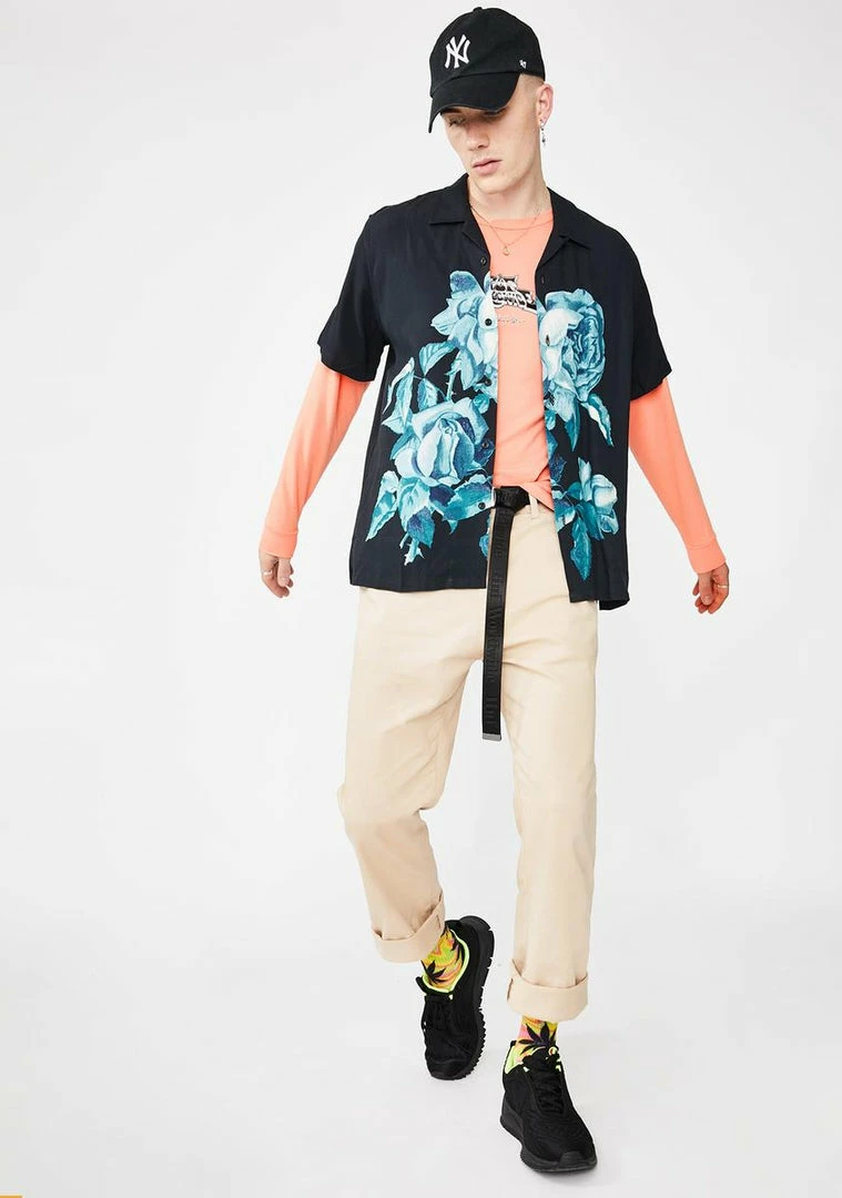 Deals โ HUF La Fleur Short Sleeve Woven ๐ Shirt ๐งจ 5 HUF La Fleur Short Sleeve Woven Shirt