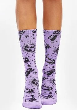 HUF Socks & Tights Violet Zodiac Socks
