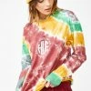 HUF Tops Regional Tie Dye Long Sleeve Tee