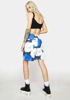 Cheapest 👍 HUF Blue Hamptons Floral Beach Shorts 🛒 9 HUF Blue Hamptons Floral Beach Shorts