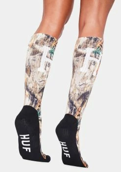 HUF Digital Real Tree Crew Socks Socks & Tights