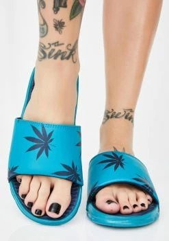 HUF Sandals Berry Plantlife Graphic Slides