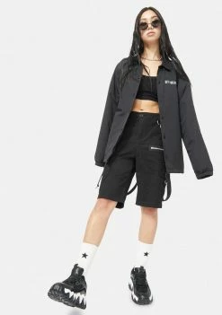 HUF Black Marka Coach Jacket