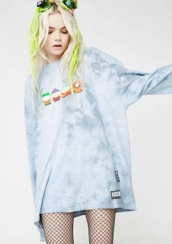 HUF SP Kids Crystal Wash Long Sleeve Tee Tops