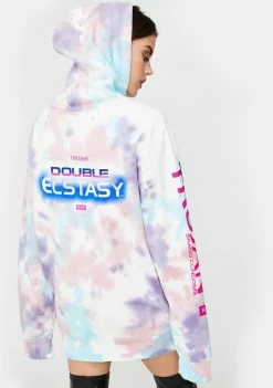 HUF Tops X Trojan Ecstasy Tie Dye Hoodie
