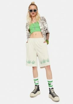 HUF Green Buddy Terry Cloth Shorts