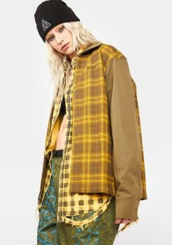 HUF Aberdeen Zip Flannel Shirt