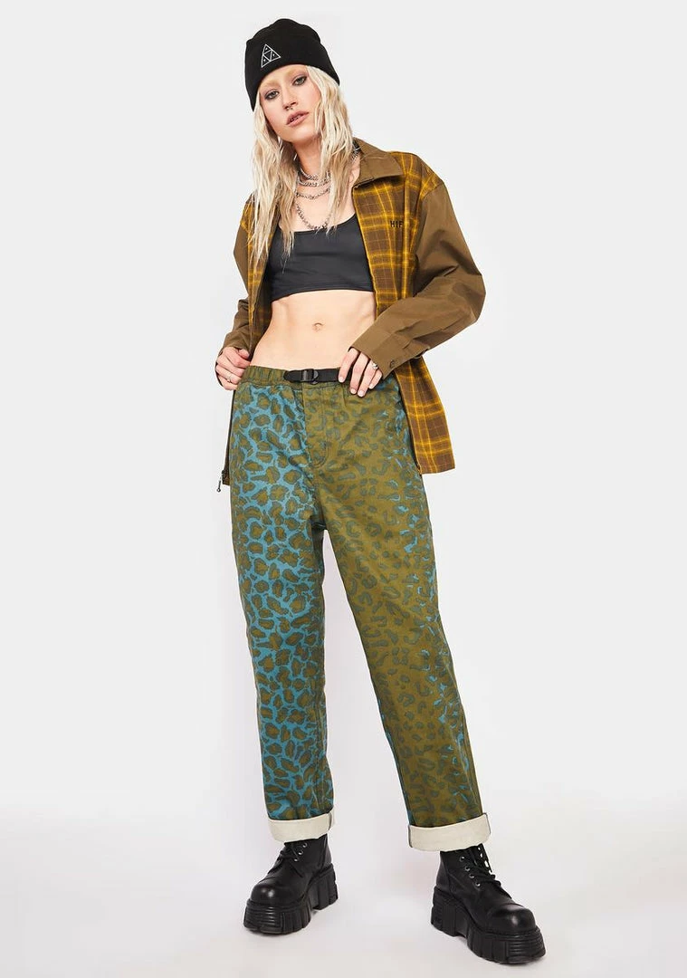 Best Sale ๐ HUF Bottoms Printed Runyon Easy Pants ๐งจ 4 HUF Bottoms Printed Runyon Easy Pants
