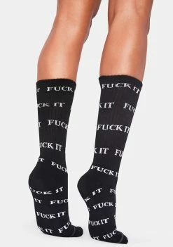 HUF Fuck It Graphic Crew Socks Socks & Tights