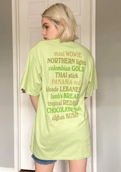 HUF Tops Pistachio Galaxy Strains Graphic Tee