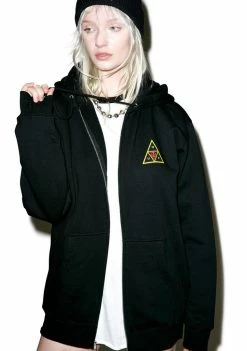 HUF X Obey Icon Zip Hoodie Outerwear