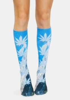 HUF Aquatic Blue Digital Plantlife Socks