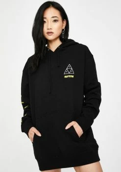 HUF Tops X Pulp Fiction Mia Triple Triangle Hoodie