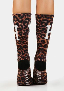 HUF Socks & Tights Digital Leopard Crew Socks
