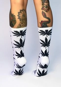 HUF Socks & Tights White Plantlife Crew Socks