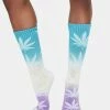HUF Socks & Tights Aqua Plantlife Gradient Crew Socks