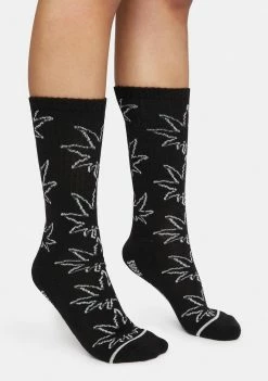 HUF Socks & Tights Always Open Glow In The Dark Plantlife Socks