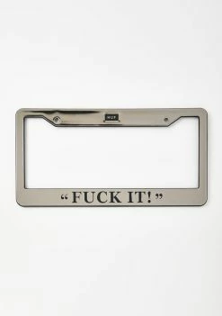 Hot Sale 😉 HUF Fuxx It License Plate Frame Other Shit ❤️ 7 HUF Fuxx It License Plate Frame Other Shit