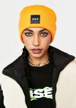 HUF Essentials Box Logo Beanie Hats